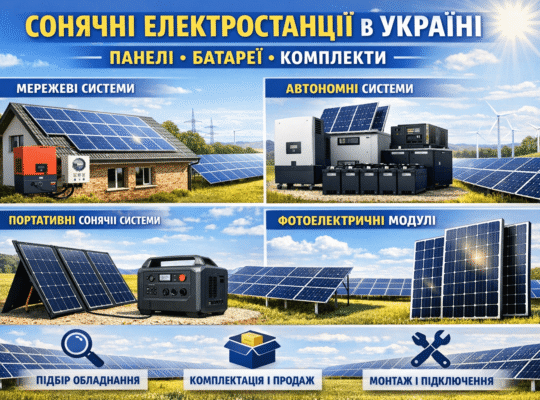 Умань Сонячні електростанції панелі батареї станції